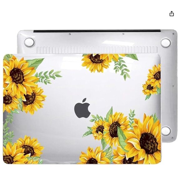 MacBook Air 13" Sunflower Plastic Hard Case W/ Keyboard Cover & Screen Protector - Picture 3 of 6